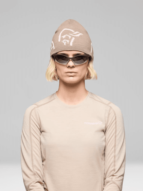 Hovedbilde /29 mid merinoUll logo Beanie