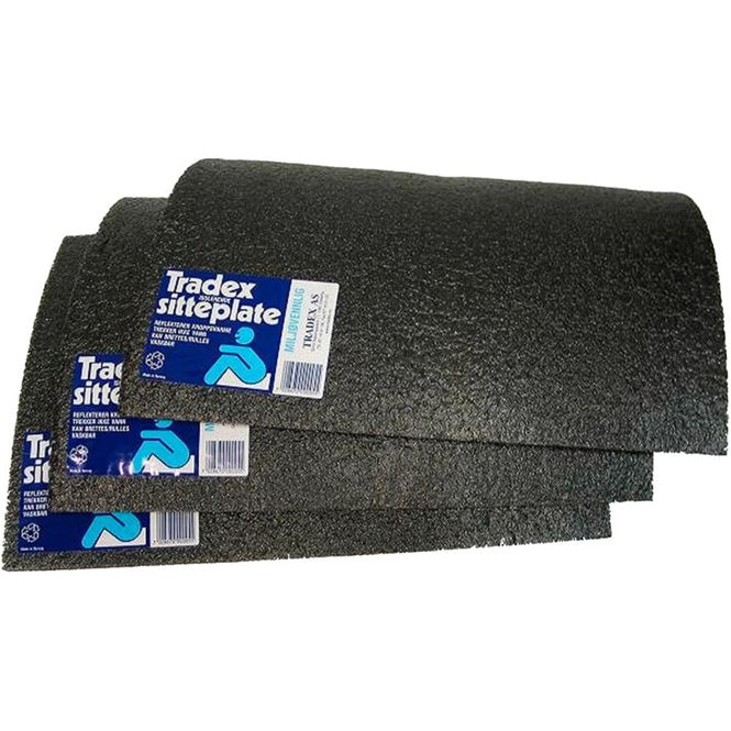 Hovedbilde TRADEX sitteplate grå/svart
